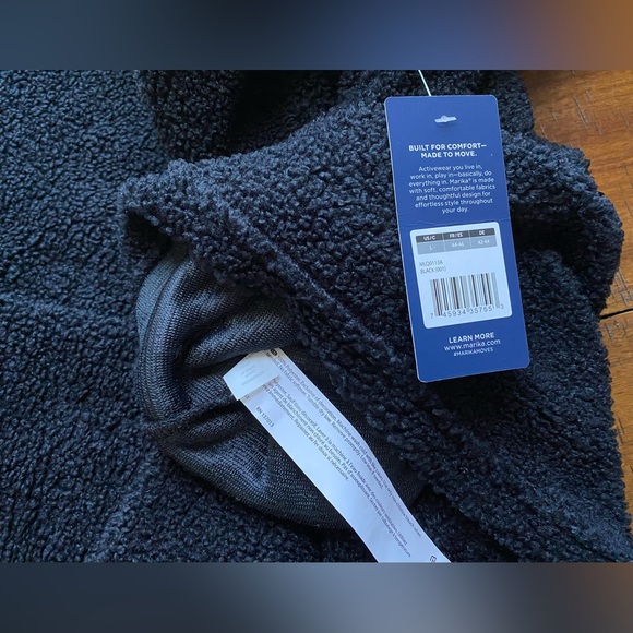 •NWT•Marika Teddy Crop 1/4 Snap Mock Neck Sweater - Picture 6 of 8